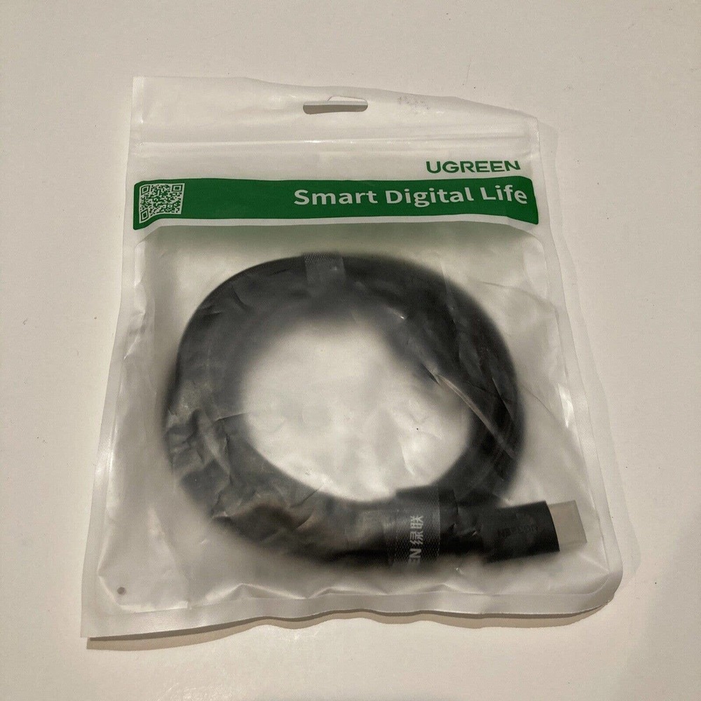 UGREEN smart digital life Male Male HDMI HDMI 6ft Cable 4K Nylon Braided Black